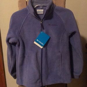 Columbia Girls Purple Fleece Jacket Size S